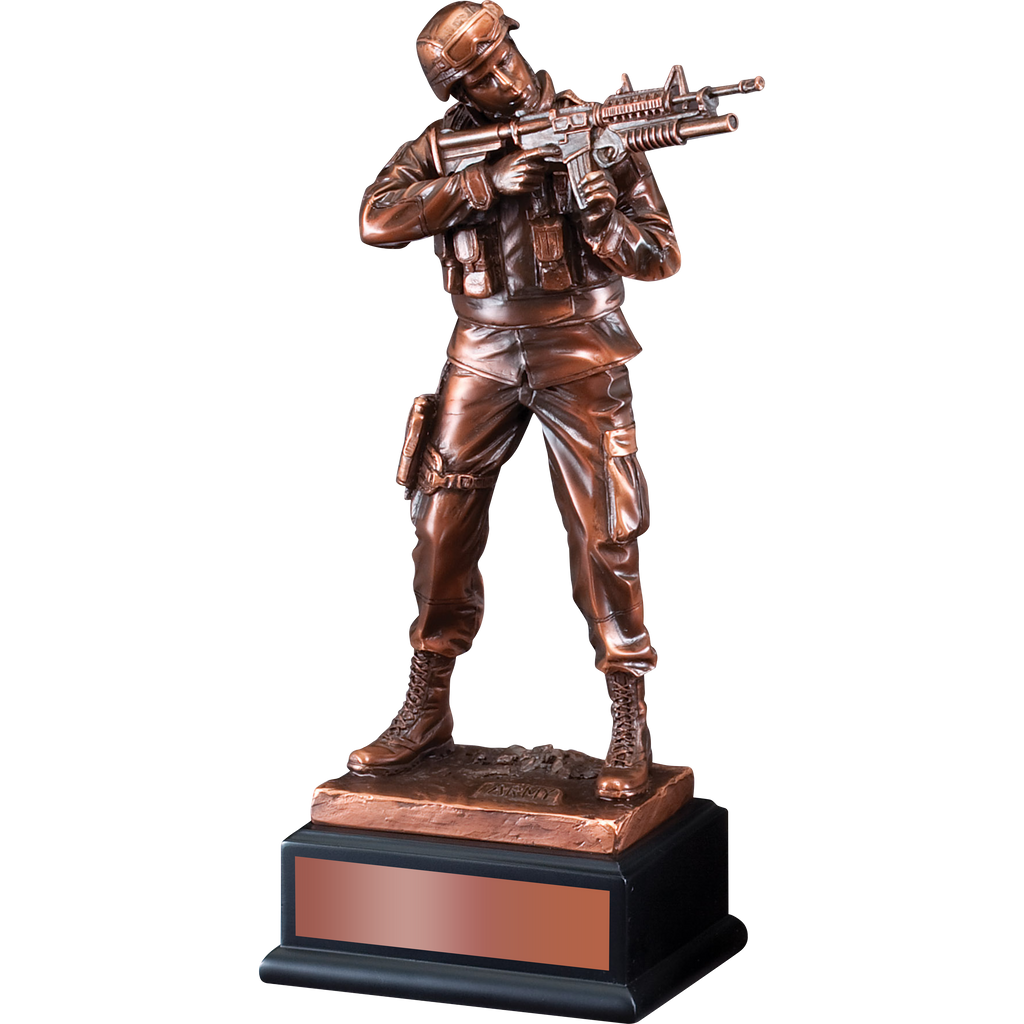 US Army Male Soldier Statue